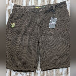 Jnco Brown Corduroy Shorts